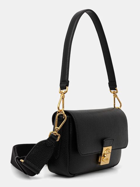 Coccinelle torebka skórzana C-ME LOCK kolor czarny E1 U4K 12 02 01 - zdjęcie produktu nr 2