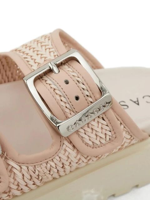 Casadei Birky Ale platform buckled sandals - Pink