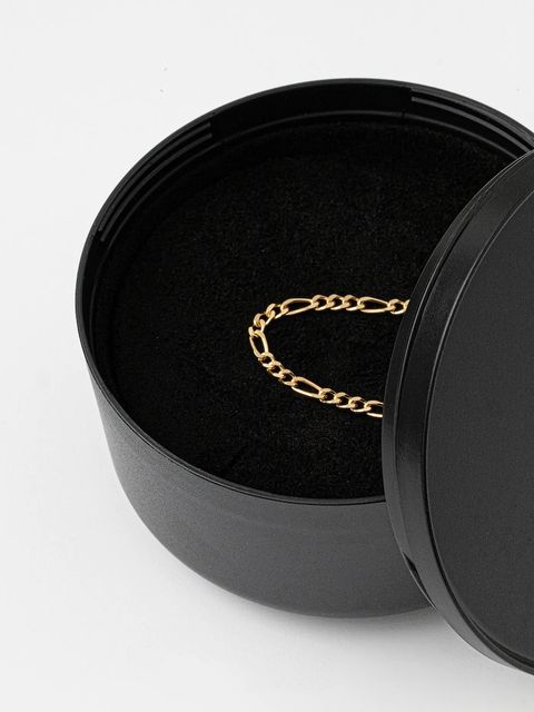 Tom Wood naszyjnik pozłacany Bo Chain Medium Gold