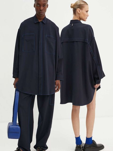 Sunnei koszula z domieszką wełny - zdjęcie produktu nr 1