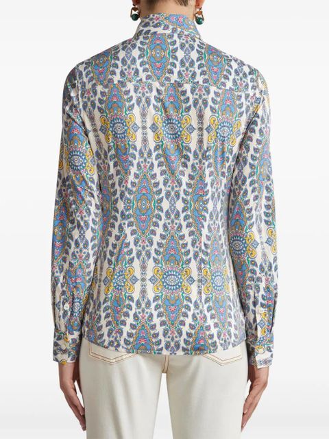 ETRO paisley-print shirt - White - zdjęcie produktu nr 2