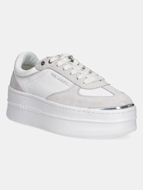 Karl Lagerfeld sneakersy skórzane KOBO III kolor biały KL65025 - zdjęcie produktu nr 1