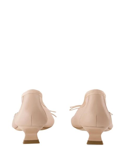 Simone Rocha 30mm crystal-embellished pumps - Pink