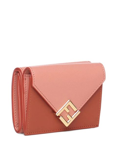 FENDI logo-plaque wallet - Pink