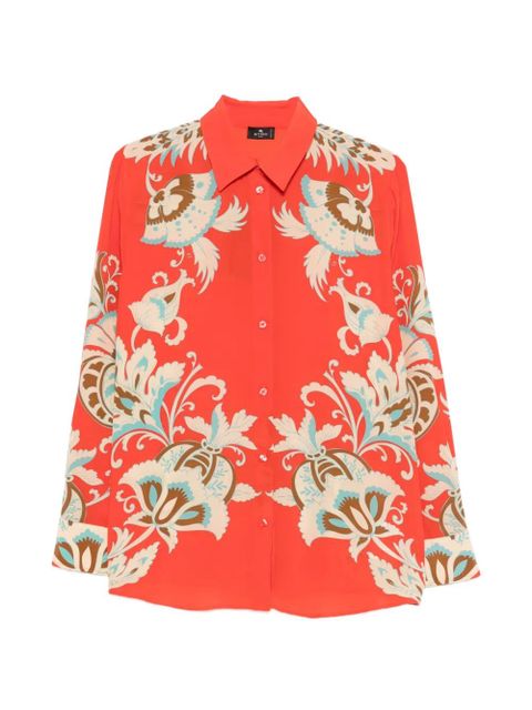 ETRO floral-print shirt - Red - zdjęcie produktu nr 1