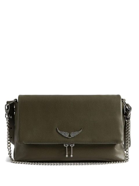 Zadig&Voltaire Rocky wings chain-strap shoulder bag - Green - zdjęcie produktu nr 1
