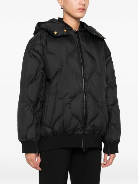 PINKO quilted hooded jacket - Black