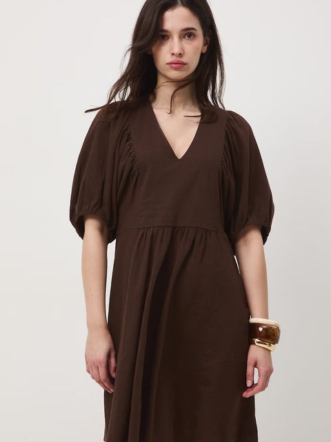 Medicine sukienka oversize z lnem - zdjęcie produktu nr 1