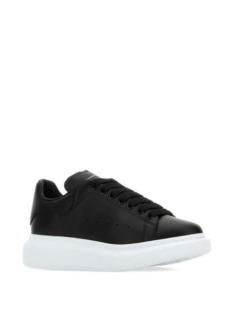 Alexander McQueen Oversized leather sneakers - Black - zdjęcie produktu nr 2