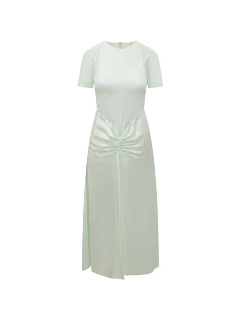 Victoria Beckham Bela gathered midi dress - Green - zdjęcie produktu nr 1
