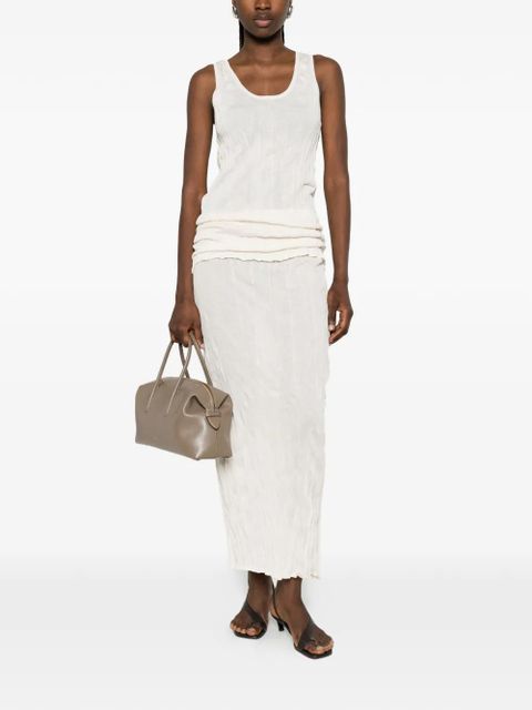 TOTEME crinkled midi skirt - Neutrals - zdjęcie produktu nr 2