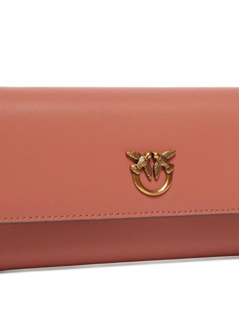 PINKO chain-strap leather wallet - Neutrals