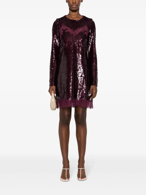 Simkhai Mako sequinned minidress - Purple