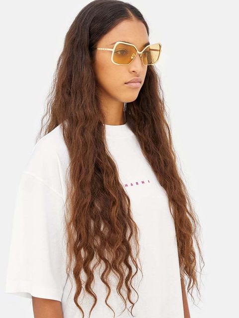 Marni okulary przeciwsłoneczne Unila Valley Gold Mustard EYMRN00058.001.52Z - zdjęcie produktu nr 1