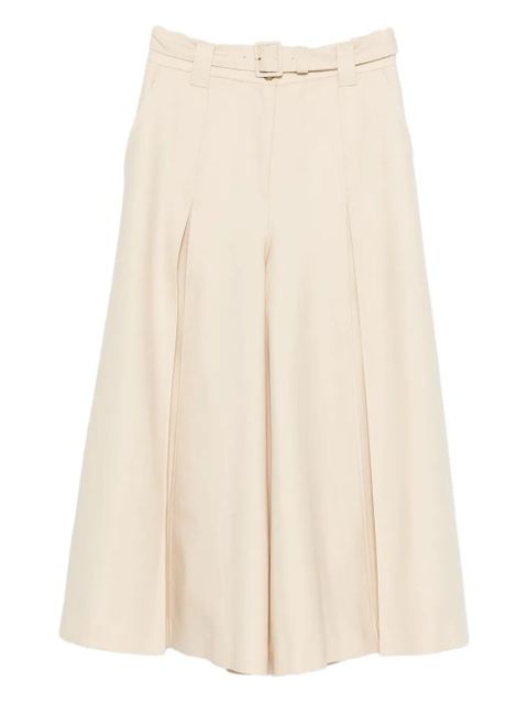 ZIMMERMANN Hypnotic pleated wide-leg trousers - Neutrals - zdjęcie produktu nr 1