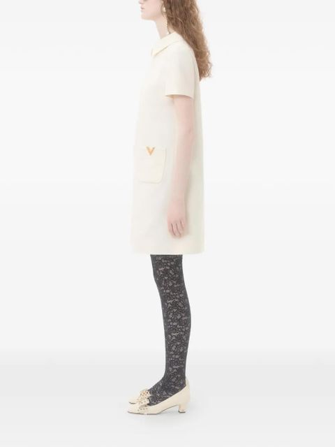 Valentino Garavani VGold pocket mini dress - Neutrals