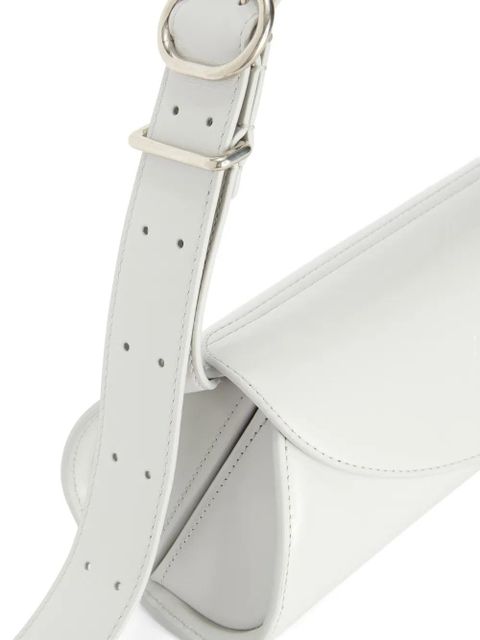 Jil Sander small Cannolo leather shoulder bag - Grey