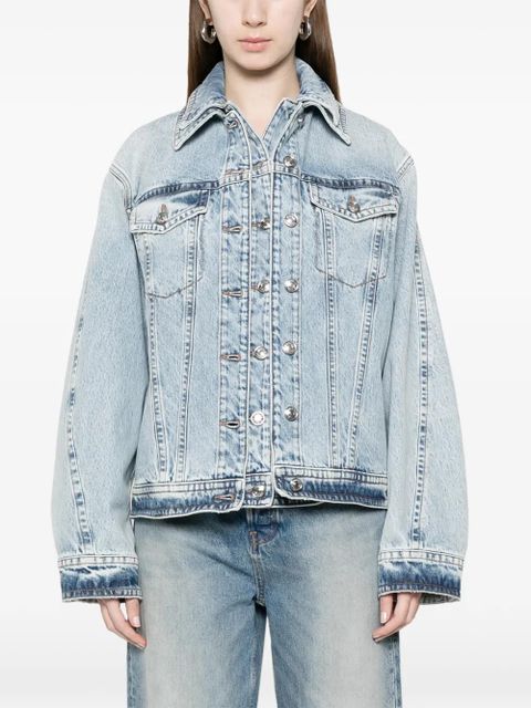 Sportmax layered denim jacket - Blue