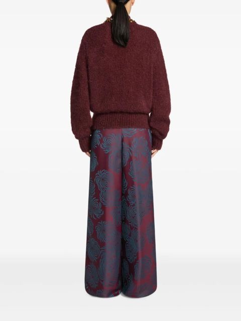 DRIES VAN NOTEN roll-neck sweater - Red