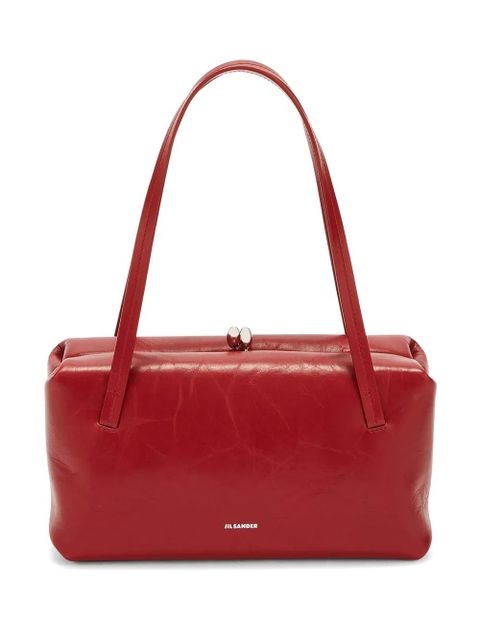 Jil Sander Goji Pillow leather shoulder bag - Red - zdjęcie produktu nr 1