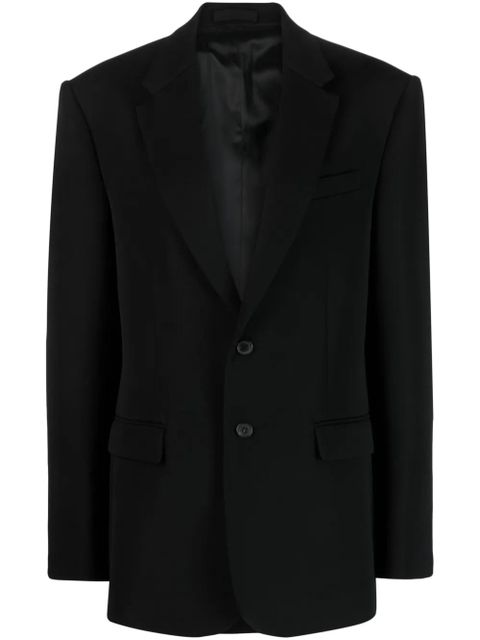 WARDROBE.NYC relaxed-fit single-breasted blazer - Black - zdjęcie produktu nr 1