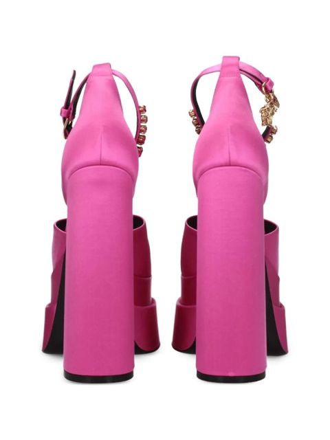 Versace Medusa Aevitas platform sandals - Pink