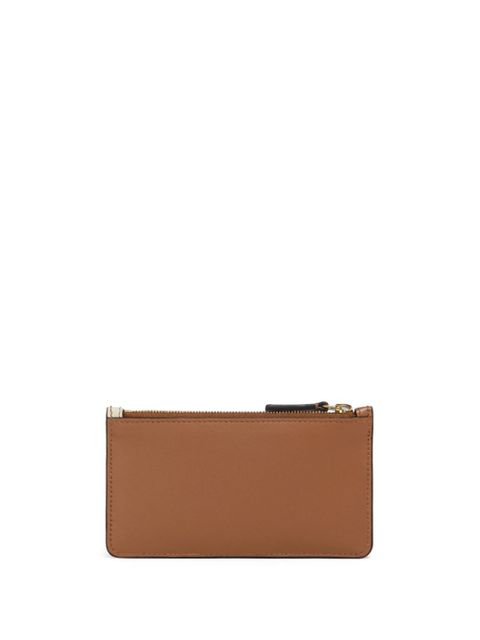 Marni logo-debossed cardholder - Brown