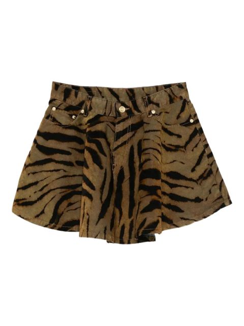 GANNI pocket mini skirt - Brown - zdjęcie produktu nr 1