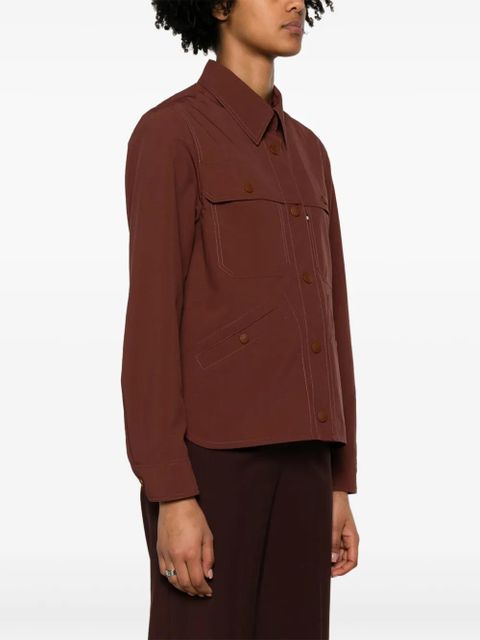 Moncler Grenoble Pochet lightweight performance jacket - Brown