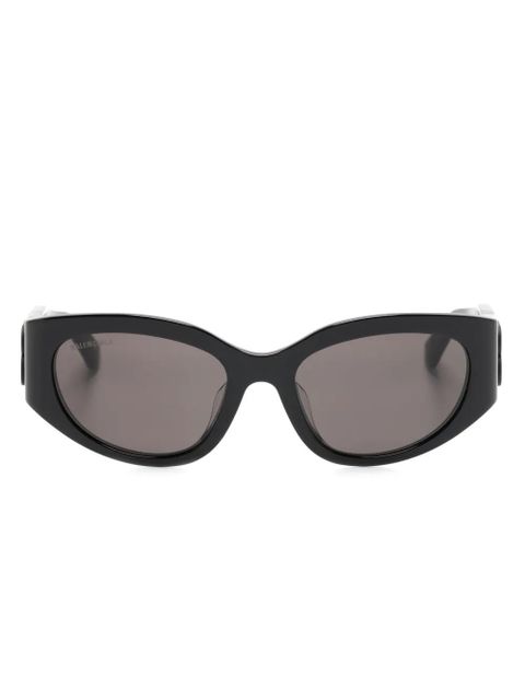 Balenciaga Eyewear oval-frame sunglasses - Black - zdjęcie produktu nr 1