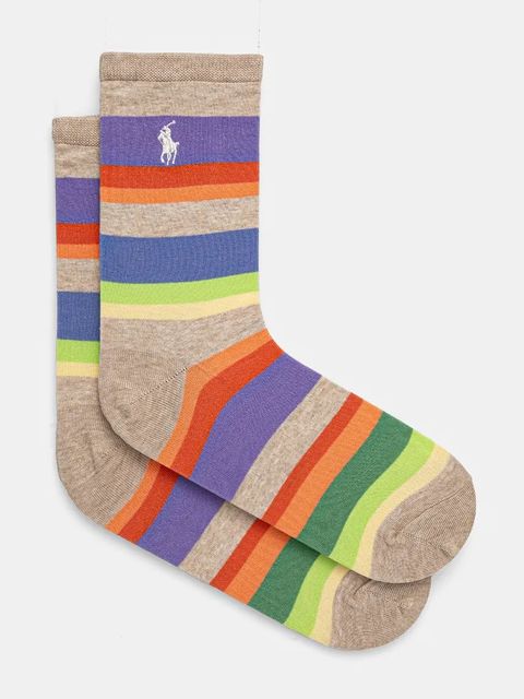 Polo Ralph Lauren skarpetki damskie kolor beżowy 455955247