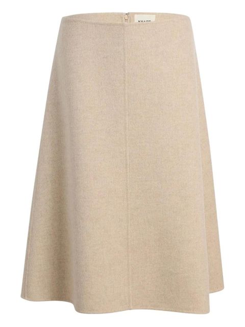 KHAITE Renta A-line skirt - Neutrals - zdjęcie produktu nr 1