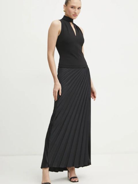 Guess bluzka FANNIE damska kolor czarny gładka W5RP05 KCBO2