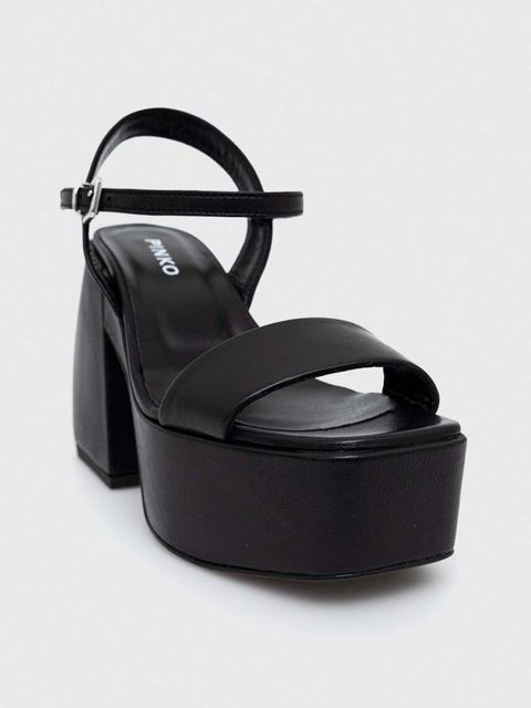 Pinko sandały skórzane Fantine