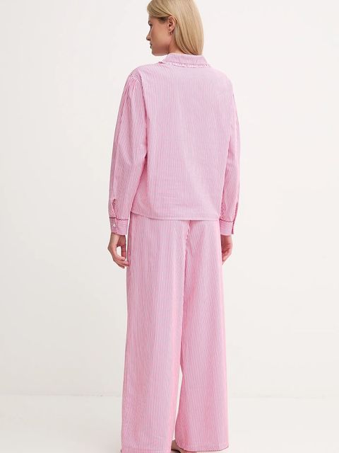 Polo Ralph Lauren piżama bawełniana damska kolor różowy bawełniana 4P0374