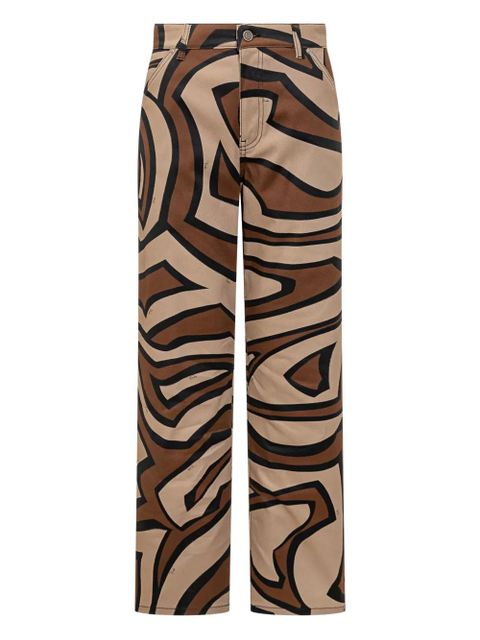 PUCCI bottuned print trousers - Neutrals - zdjęcie produktu nr 1