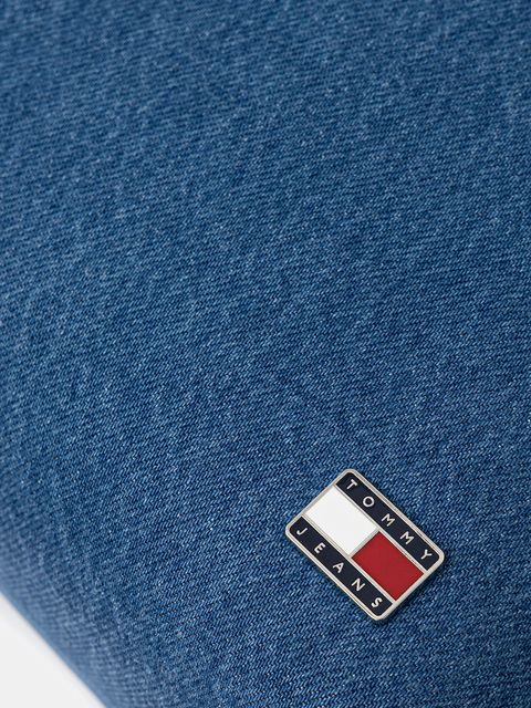 Tommy Jeans torebka jeansowa kolor niebieski AW0AW18197