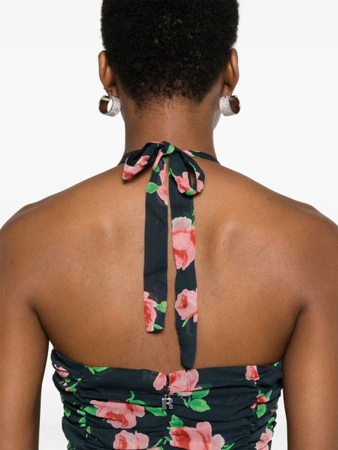 ROTATE BIRGER CHRISTENSEN chiffon mini dress - Blue