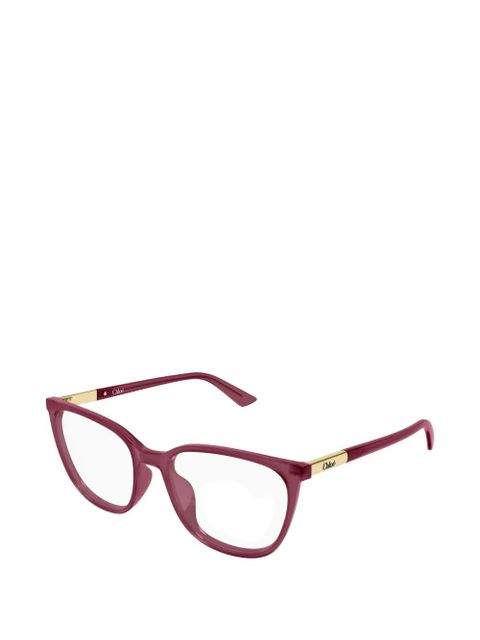 Chloé Eyewear cat-eye glasses - Purple - zdjęcie produktu nr 2