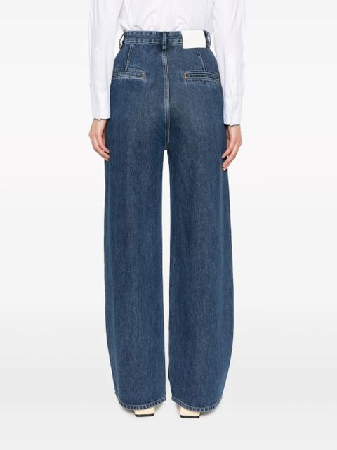 LouLou de Saison Attu high-rise wide-cut jeans - Blue