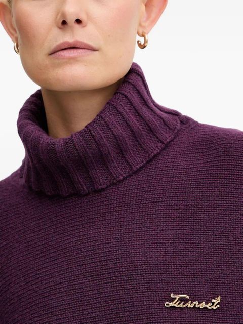 TWINSET logo-detail sweater - Purple