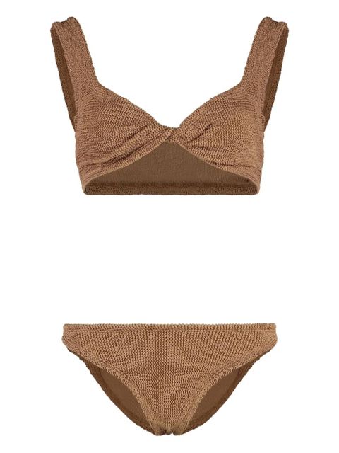 Hunza G Juno twist-front bikini - Brown - zdjęcie produktu nr 1