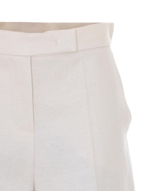 Max Mara front-pleats shorts - Neutrals
