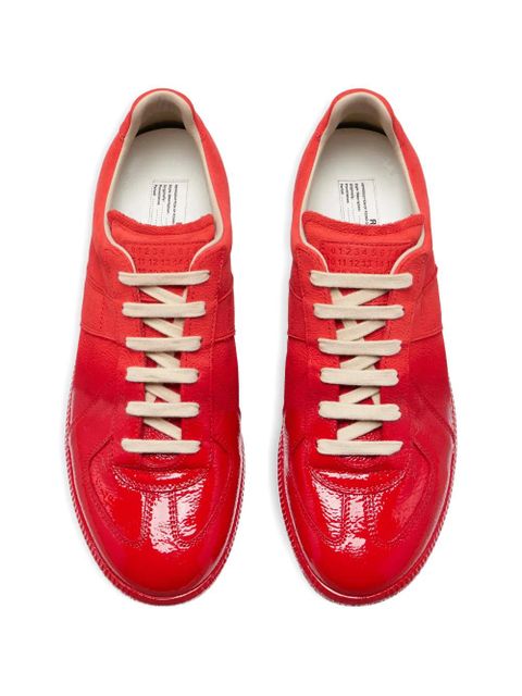 Maison Margiela replica leather sneakers - Red