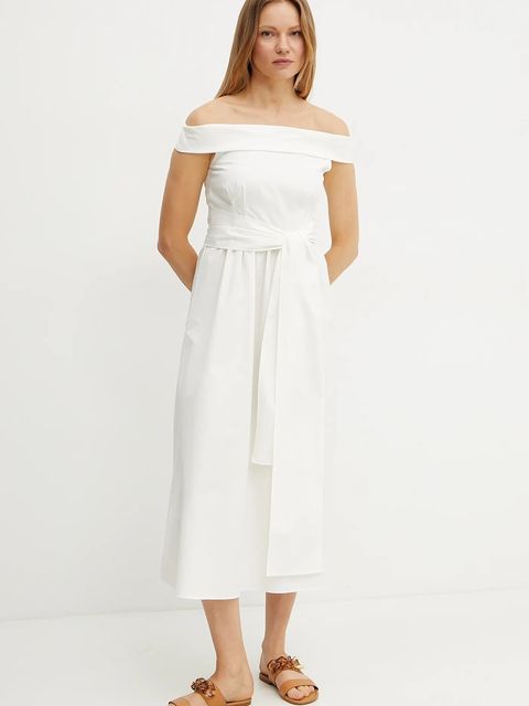 Weekend Max Mara sukienka bawełniana - zdjęcie produktu nr 1