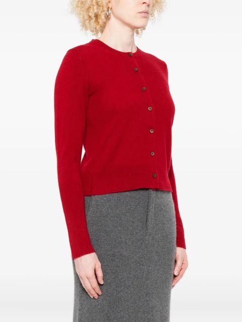 Guest In Residence long-sleeve button cardigan - Red