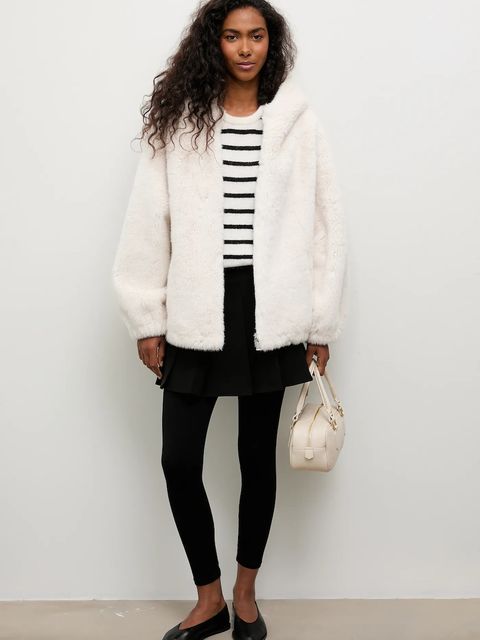 Answear.LAB kurtka kolor beżowy przejściowa oversize