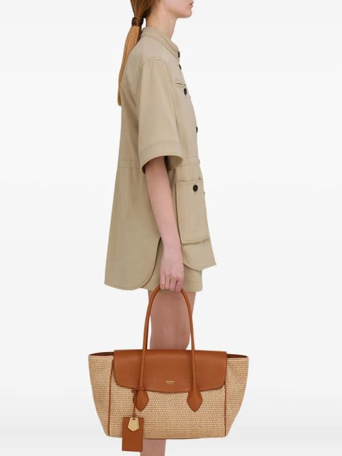 Ferragamo large East-West tote bag - Neutrals