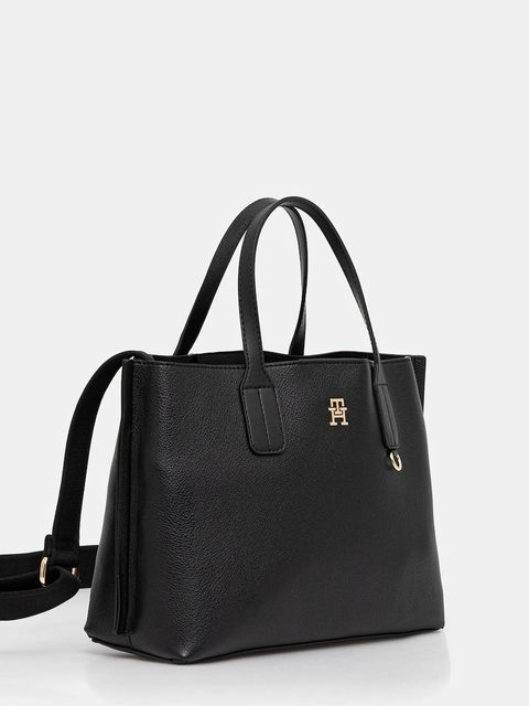 Tommy Hilfiger torebka kolor czarny AW0AW17459 - zdjęcie produktu nr 2