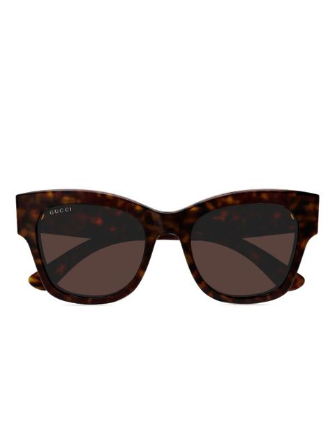 Gucci Eyewear square-frame sunglasses - Brown - zdjęcie produktu nr 1